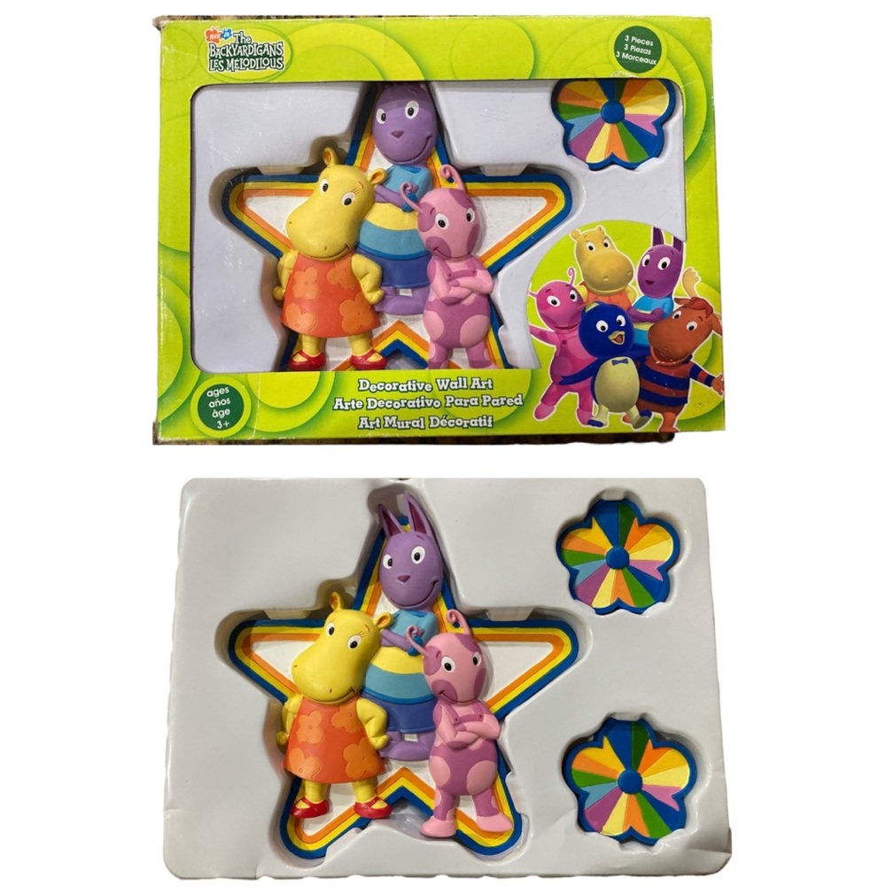 NICKELODEON 2006 The Backyardigans Decorative Wall Art Decor, 3 Piece Set